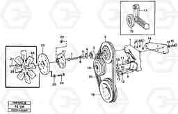 42342 Fan and installation components EC200 ?KERMAN ?KERMAN EC200, Volvo Construction Equipment