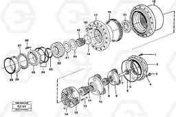 13838 Planetary gear, travel EC200 ?KERMAN ?KERMAN EC200, Volvo Construction Equipment