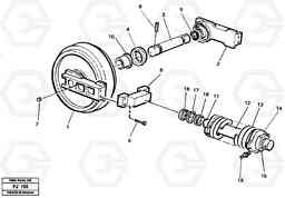 58399 Front wheel, spring package and tension cylinder EC200 ?KERMAN ?KERMAN EC200, Volvo Construction Equipment