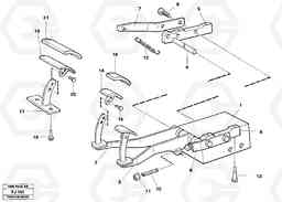 44317 Pedal valve and foot rest EC200 ?KERMAN ?KERMAN EC200, Volvo Construction Equipment