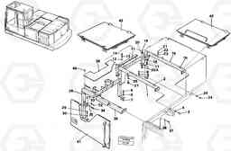 42889 Support, cover plates, front EC200 ?KERMAN ?KERMAN EC200, Volvo Construction Equipment