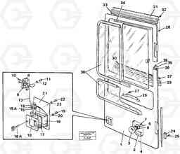 44573 Door, operator's cab EC200 ?KERMAN ?KERMAN EC200, Volvo Construction Equipment