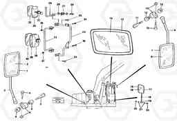 42893 Rear view mirror EC200 ?KERMAN ?KERMAN EC200, Volvo Construction Equipment