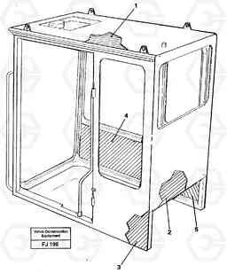 61776 Cabin coating EC200 ?KERMAN ?KERMAN EC200, Volvo Construction Equipment
