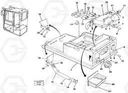 84893 Cab heater with fitting parts EC200 ?KERMAN ?KERMAN EC200, Volvo Construction Equipment