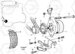 42769 Alternator, assembly EC200 ?KERMAN ?KERMAN EC200, Volvo Construction Equipment