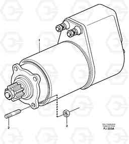 17740 Starter motor, mounting EC200 ?KERMAN ?KERMAN EC200, Volvo Construction Equipment