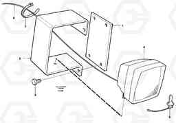 42770 Working lamp on boom EC200 ?KERMAN ?KERMAN EC200, Volvo Construction Equipment