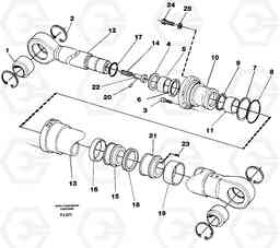 27684 Dipper arm cylinder EC200 ?KERMAN ?KERMAN EC200, Volvo Construction Equipment