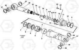 43614 Bucket cylinder EC200 ?KERMAN ?KERMAN EC200, Volvo Construction Equipment