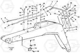 44011 Hammer hydraulics on monoboom, 4,65 m and 5,20 m EC200 ?KERMAN ?KERMAN EC200, Volvo Construction Equipment