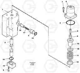 106970 Four-way valve, boom secondary EC200 ?KERMAN ?KERMAN EC200, Volvo Construction Equipment