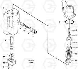 99170 Four-way valve, dipper secondary EC200 ?KERMAN ?KERMAN EC200, Volvo Construction Equipment