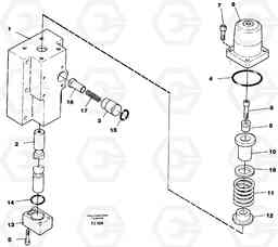 98280 Four-way valve EC200 ?KERMAN ?KERMAN EC200, Volvo Construction Equipment