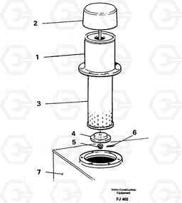 20102 Air filter retainer EC200 ?KERMAN ?KERMAN EC200, Volvo Construction Equipment