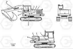 20096 Stripes, outer location EC200 ?KERMAN ?KERMAN EC200, Volvo Construction Equipment