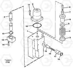 105362 Four-way valve EC200 ?KERMAN ?KERMAN EC200, Volvo Construction Equipment