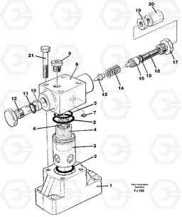 46021 Pressure lim. valve EC200 ?KERMAN ?KERMAN EC200, Volvo Construction Equipment