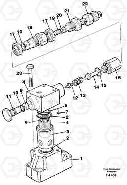 46023 Pressure lim. valve EC200 ?KERMAN ?KERMAN EC200, Volvo Construction Equipment