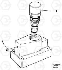 46020 Anticavitation valve EC200 ?KERMAN ?KERMAN EC200, Volvo Construction Equipment