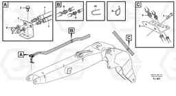 37384 Grab equipm./adj. boom incl. switch valve 5.1 m EC200 ?KERMAN ?KERMAN EC200, Volvo Construction Equipment