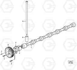 61205 Camshaft EW200 ?KERMAN ?KERMAN EW200, Volvo Construction Equipment