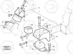 43287 Engine mounting EW200 ?KERMAN ?KERMAN EW200, Volvo Construction Equipment