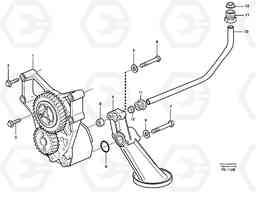 104780 Lubricating oil system EW200 ?KERMAN ?KERMAN EW200, Volvo Construction Equipment