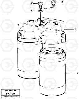 21621 Fuel filter EW200 ?KERMAN ?KERMAN EW200, Volvo Construction Equipment