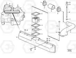 67387 Induction manifold with fitting parts EW200 ?KERMAN ?KERMAN EW200, Volvo Construction Equipment