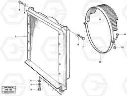 43603 Radiator with fitting parts EW200 ?KERMAN ?KERMAN EW200, Volvo Construction Equipment