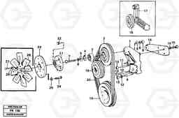 43605 Fan and installation components EW200 ?KERMAN ?KERMAN EW200, Volvo Construction Equipment