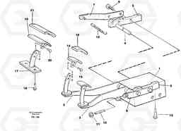 44347 Pedal valve with foot rest EW200 ?KERMAN ?KERMAN EW200, Volvo Construction Equipment