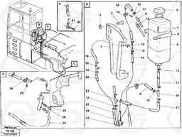 77660 Expansion tank, cab elevation 1220 mm EW200 ?KERMAN ?KERMAN EW200, Volvo Construction Equipment