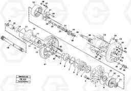 9627 Wheel hub. Rear EW200 ?KERMAN ?KERMAN EW200, Volvo Construction Equipment