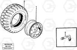 18708 Wheels, wide - base EW200 ?KERMAN ?KERMAN EW200, Volvo Construction Equipment