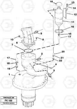 70713 Slewing gear box, compl. EW200 ?KERMAN ?KERMAN EW200, Volvo Construction Equipment