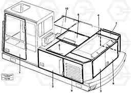 18713 Doors, hatches EW200 ?KERMAN ?KERMAN EW200, Volvo Construction Equipment