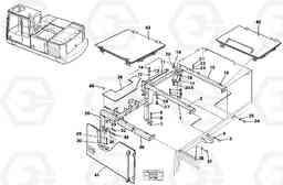 42516 Support, cover plates, front EW200 ?KERMAN ?KERMAN EW200, Volvo Construction Equipment