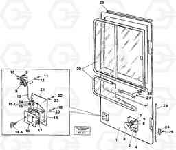 42500 Door, operator's cab EW200 ?KERMAN ?KERMAN EW200, Volvo Construction Equipment