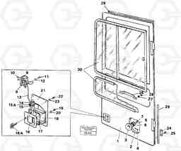 42501 Door, operator's cab EW200 ?KERMAN ?KERMAN EW200, Volvo Construction Equipment