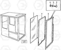 42522 Entire unbreak.windscr. EW200 ?KERMAN ?KERMAN EW200, Volvo Construction Equipment