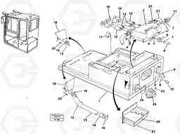 86143 Cab heater with fitting parts EW200 ?KERMAN ?KERMAN EW200, Volvo Construction Equipment