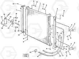 44236 Condensor with fitting parts. Cooling agent R12,r134a EW200 ?KERMAN ?KERMAN EW200, Volvo Construction Equipment