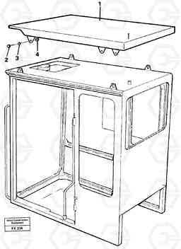 18734 Tropic roof EW200 ?KERMAN ?KERMAN EW200, Volvo Construction Equipment