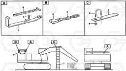 42540 Ladder with cage EW200 ?KERMAN ?KERMAN EW200, Volvo Construction Equipment