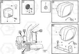 3178 Lighting, front EW200 ?KERMAN ?KERMAN EW200, Volvo Construction Equipment