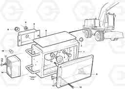 3180 Headlamp EW200 ?KERMAN ?KERMAN EW200, Volvo Construction Equipment