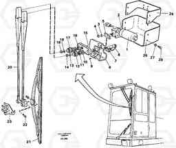 5640 Windscreen wiper, upper EW200 ?KERMAN ?KERMAN EW200, Volvo Construction Equipment