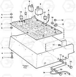 42861 Electrical distribution box EW200 ?KERMAN ?KERMAN EW200, Volvo Construction Equipment